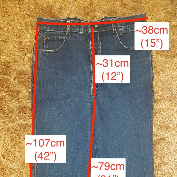 4/$20 | Vintage JFM Blue Jeans - Picture 5 of 8